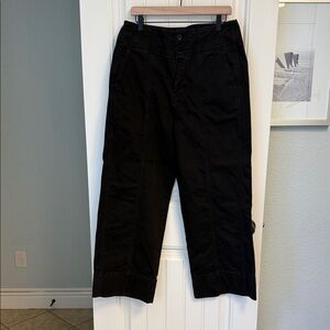 Pilcro Women’s seamed flare pants. Black. Size 31